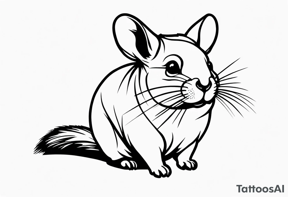 Chinchilla tattoo idea