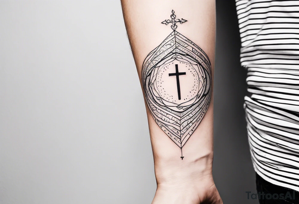Sleeve with bible verses tattoo idea