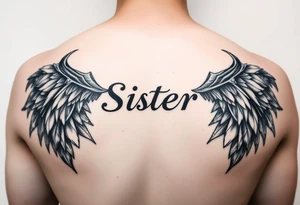 Small sister tattoo idea