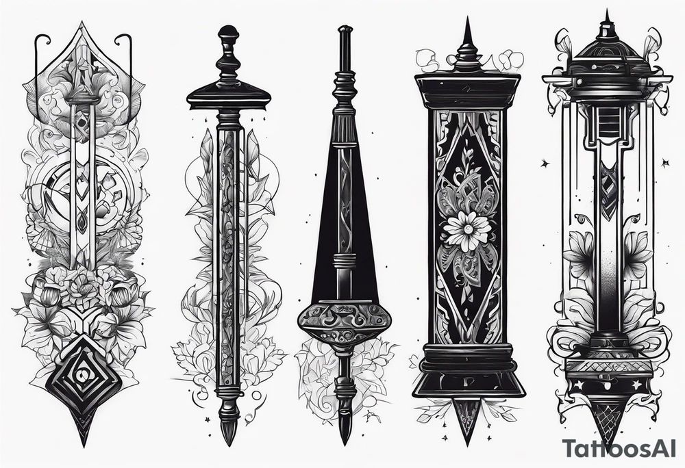 Pogo stick tattoo idea