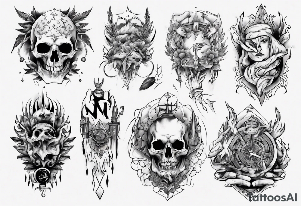 nord run hands tattoo idea