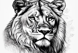 lioness tattoo idea