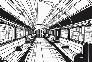 Subway крыша наркотики закат tattoo idea