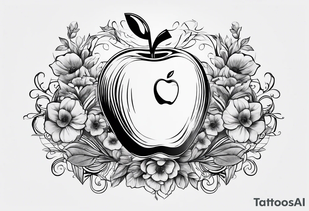 Apple tattoo idea