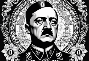 Adolp Hitler SS TOTEMKOPH tattoo idea