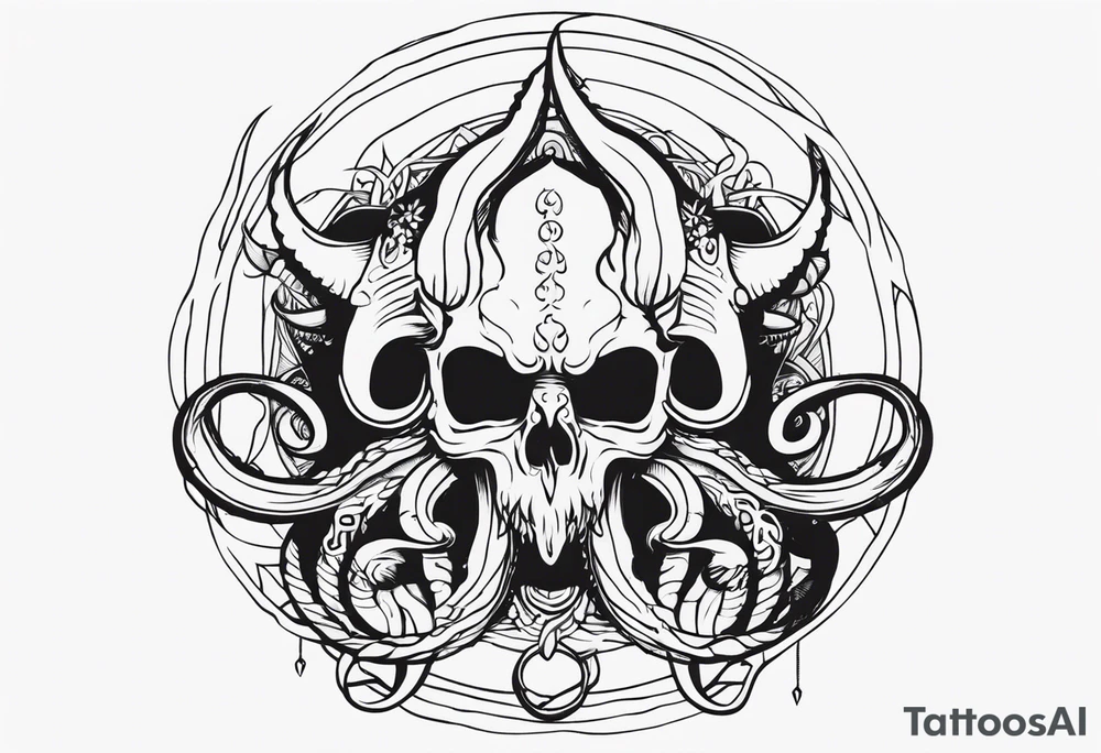 idle hands are the devils playthings, use tentacles tattoo idea