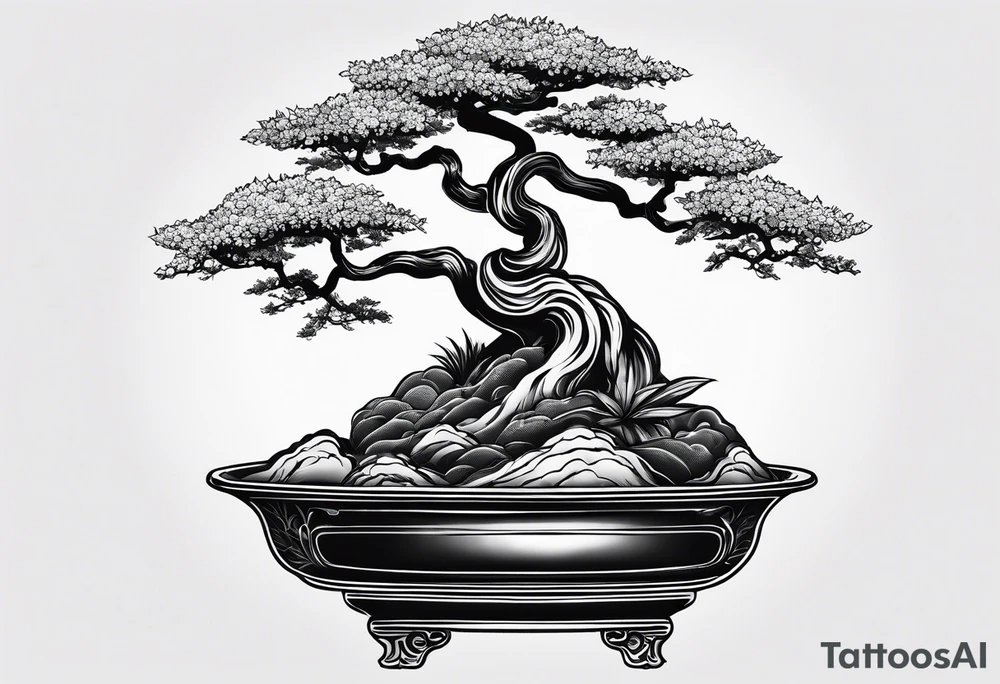 bonsai tattoo idea