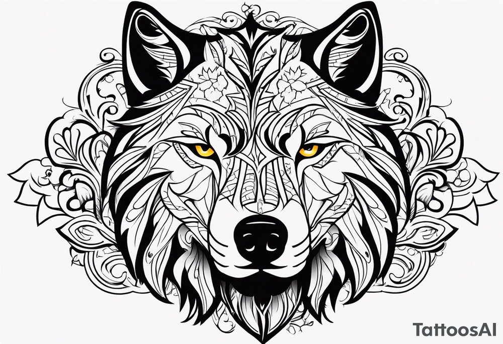 Lobo wolf for a male tattoo tattoo idea