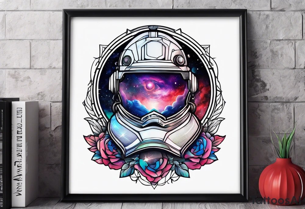 Galaxy tattoo idea