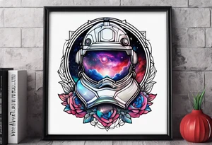 Galaxy tattoo idea