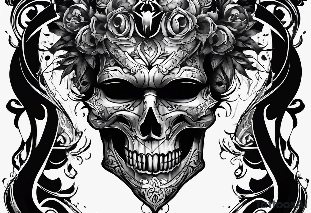 Art from dishonored game on hand tattoo idea