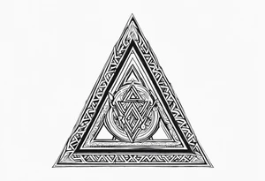Valhalla fire
Sword shield valknut tattoo idea