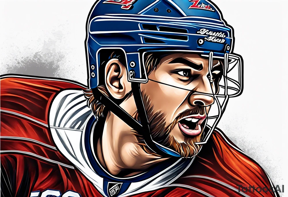 hockey tattoo tattoo idea