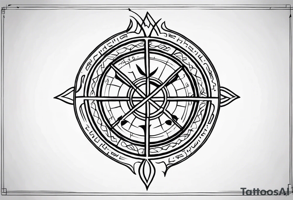 Vegvísir tattoo idea