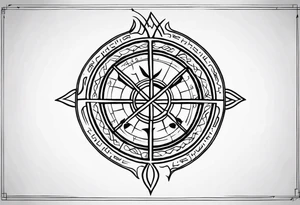 Vegvísir tattoo idea