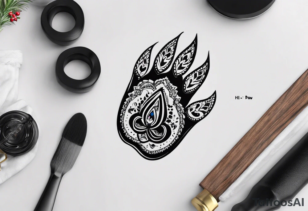 Hi. I want to make a tattoo sketch. The tattoo will be located on the inside of the forearm. starting from the wrist. The tattoo consists of important moments in my life. This is a cast of a cat's paw, COCC - the abbreviation of my girls, COVID-19 or corona, a minor car accident, BMW, a crossed out hemp leaf, can you tell me? tattoo idea