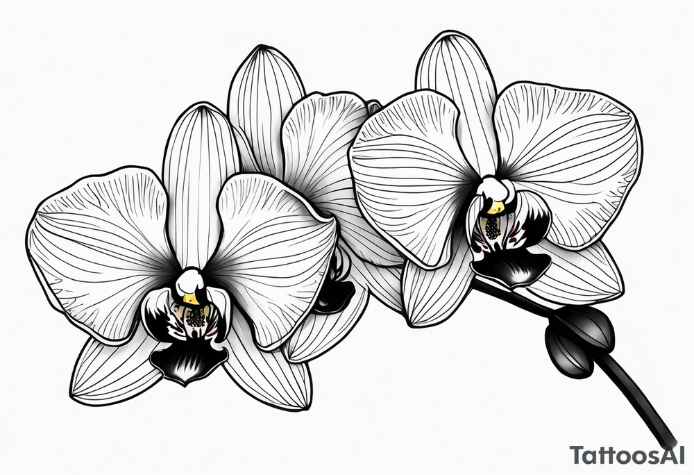 Orchids on my arms to my shoulder tattoo idea