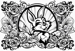 Taz mania the looney tunes character tattoo idea
