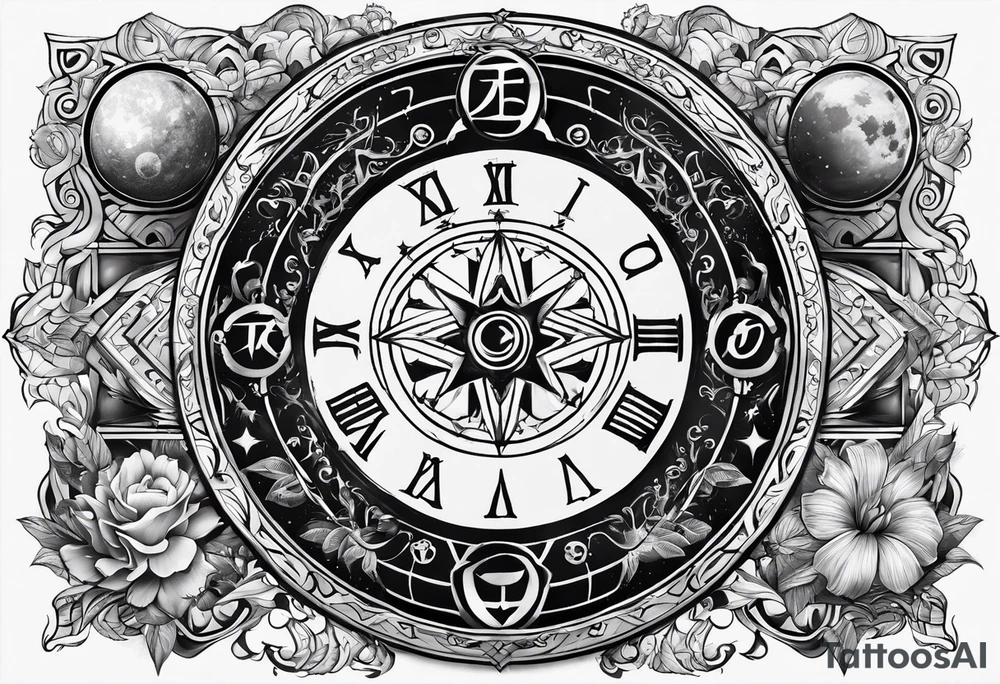 zodiac signs tattoo idea