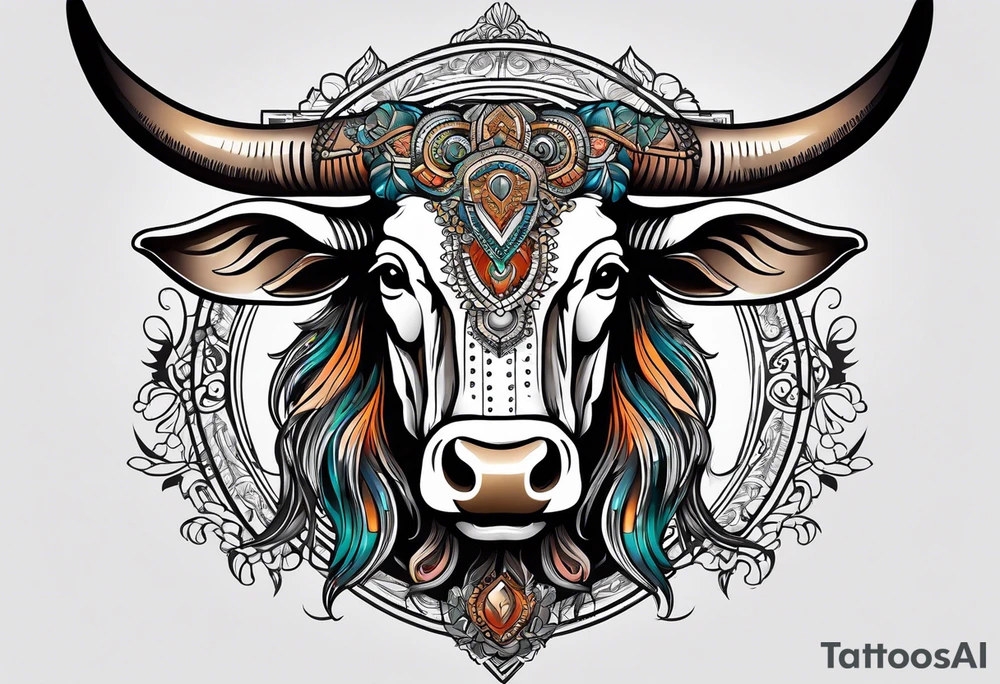 cybersigilism Longhorn tattoo idea