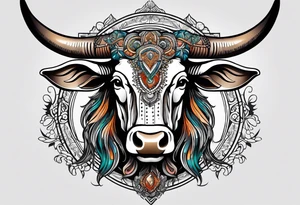 cybersigilism Longhorn tattoo idea