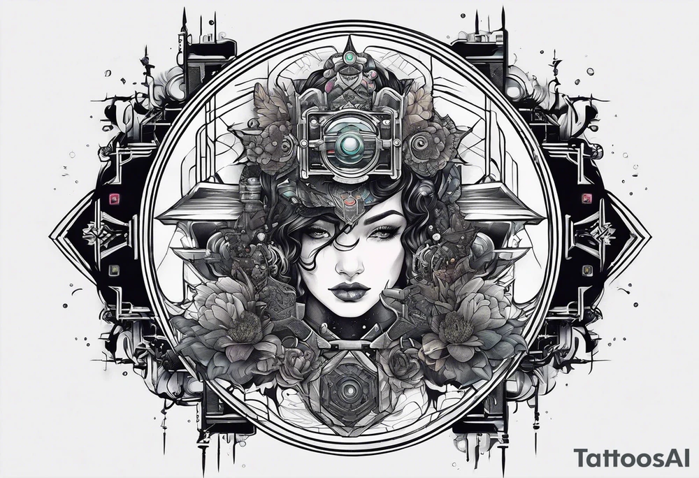 neuromancer tattoo tattoo idea
