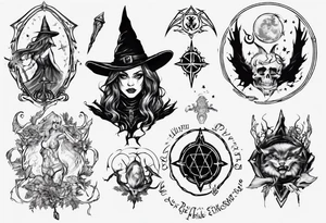 witch like a path of exile games tattoo idea