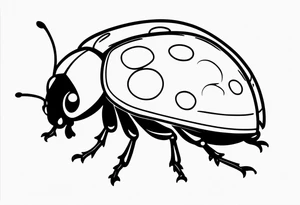 Ladybug tattoo idea
