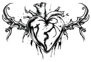 Heart hurts tattoo idea