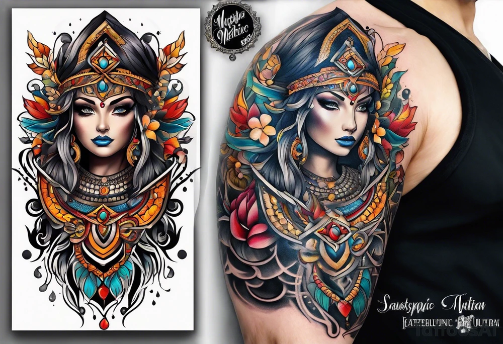 I want a unique half sleeve tattoo tattoo idea