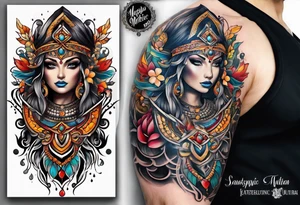 I want a unique half sleeve tattoo tattoo idea
