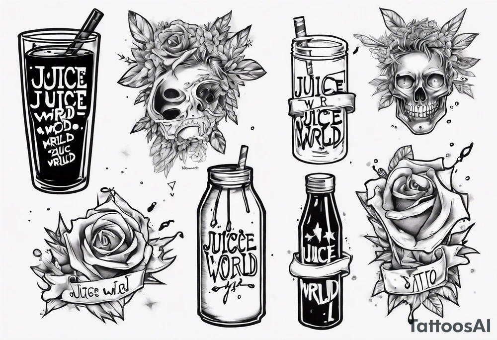 Juice wrld lyrics in code tattoo idea