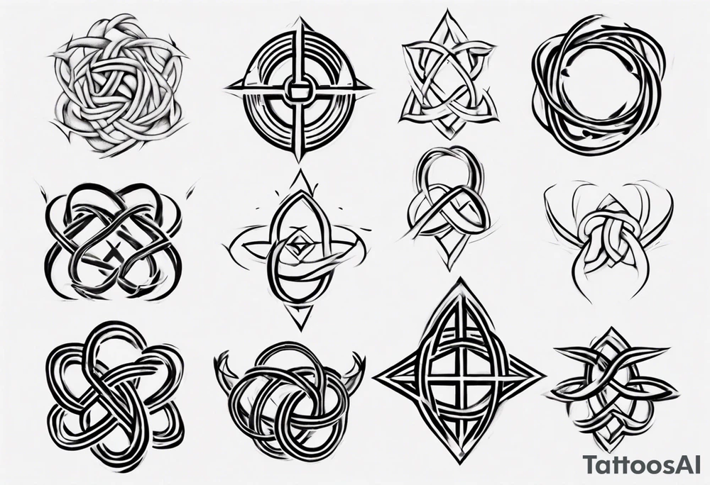 Prime knot 6,1 but very simple tattoo idea
