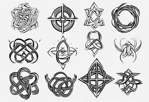 Prime knot 6,1 but very simple tattoo idea