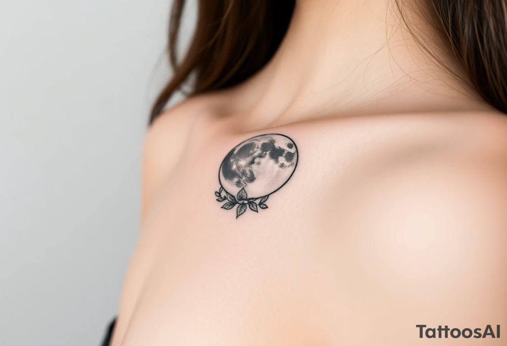 The moon tattoo idea