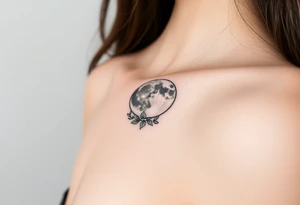 The moon tattoo idea