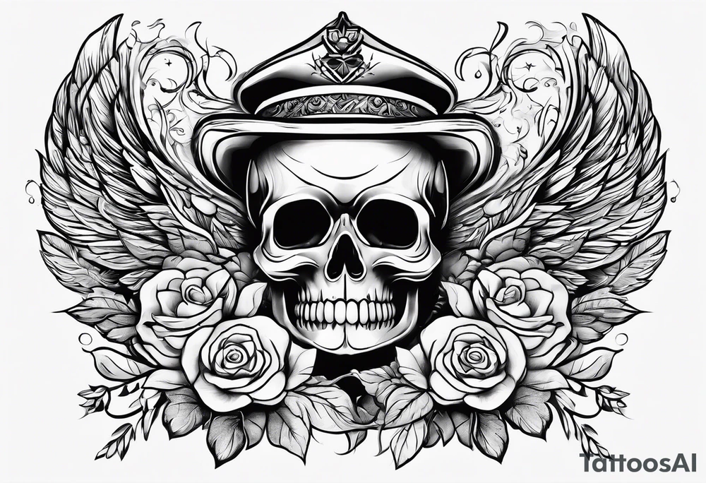 Pombo voando tattoo idea