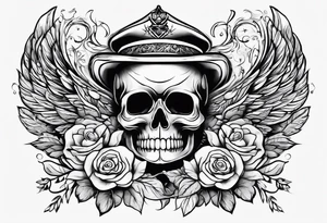 Pombo voando tattoo idea