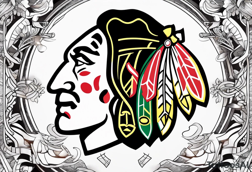 CHICAGO BLACKHAWKS tattoo idea