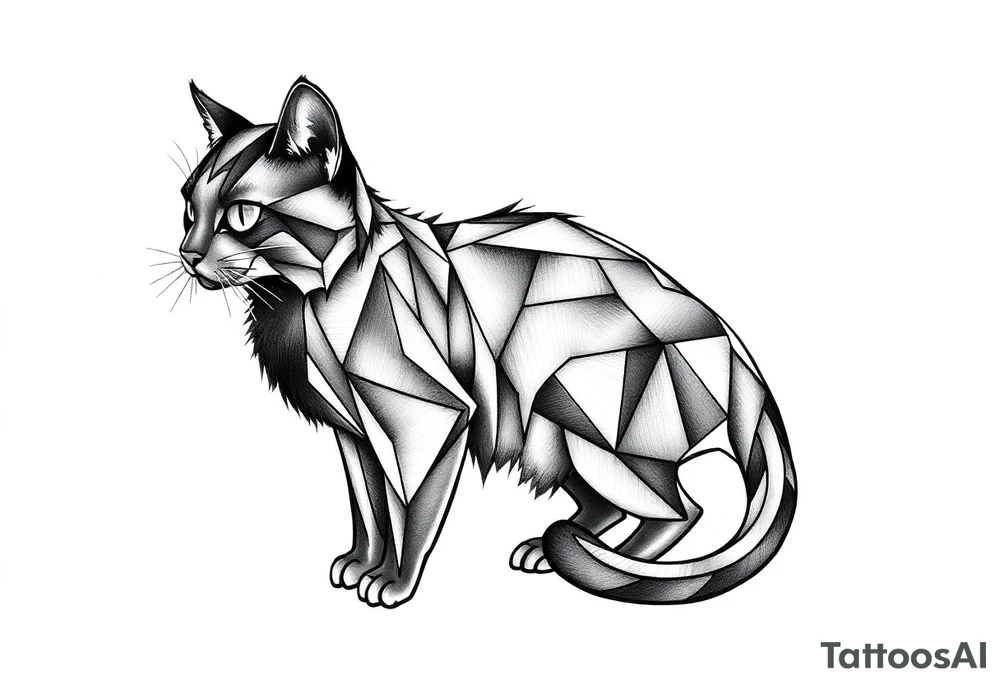 Black Cat tattoo idea