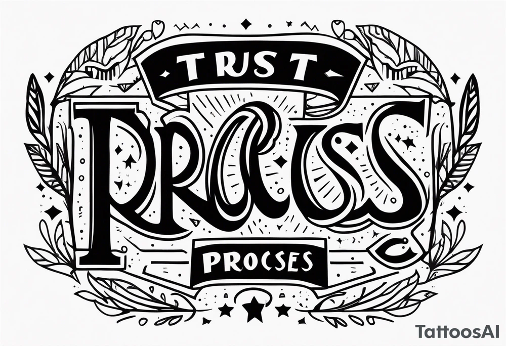 Trust the process tattoo idea