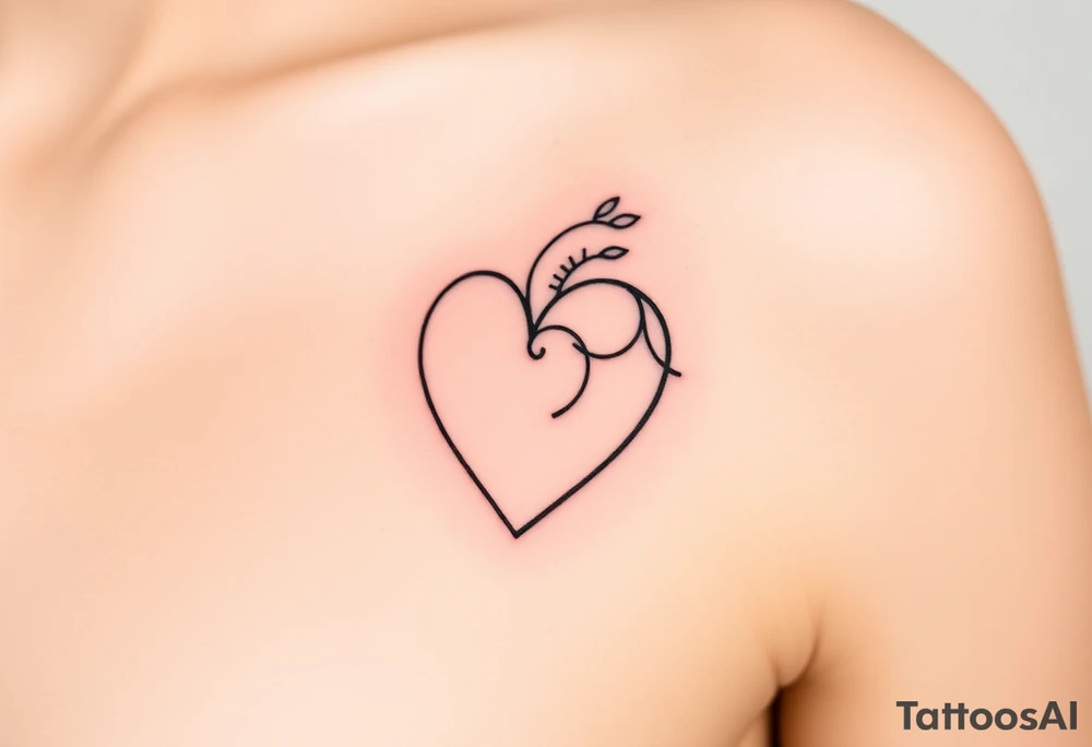 Heart tattoo idea
