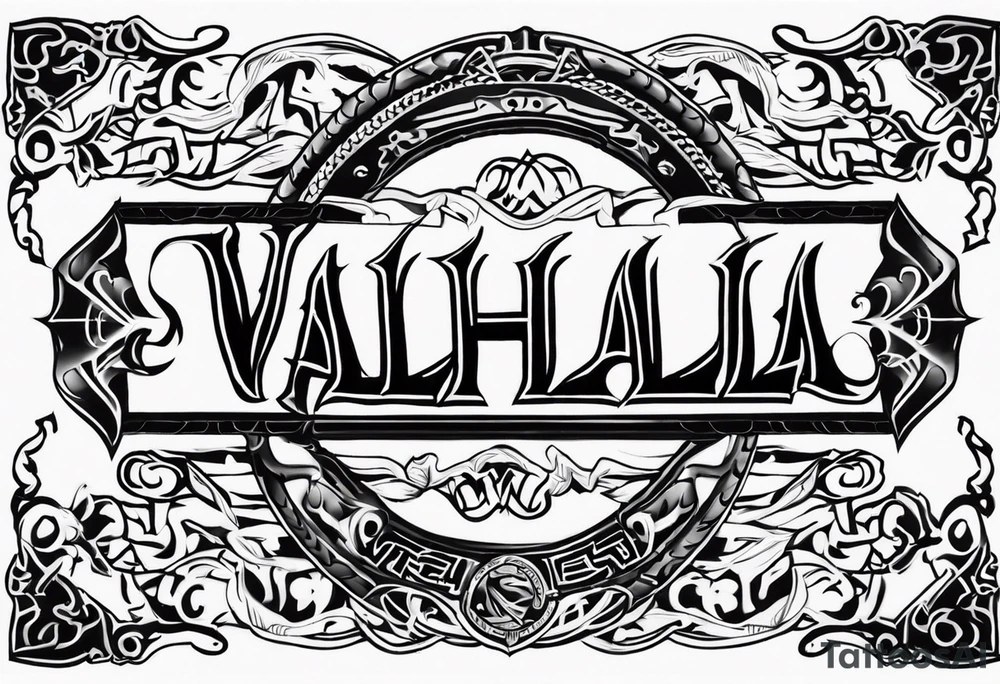 valhalla wounded tattoo idea