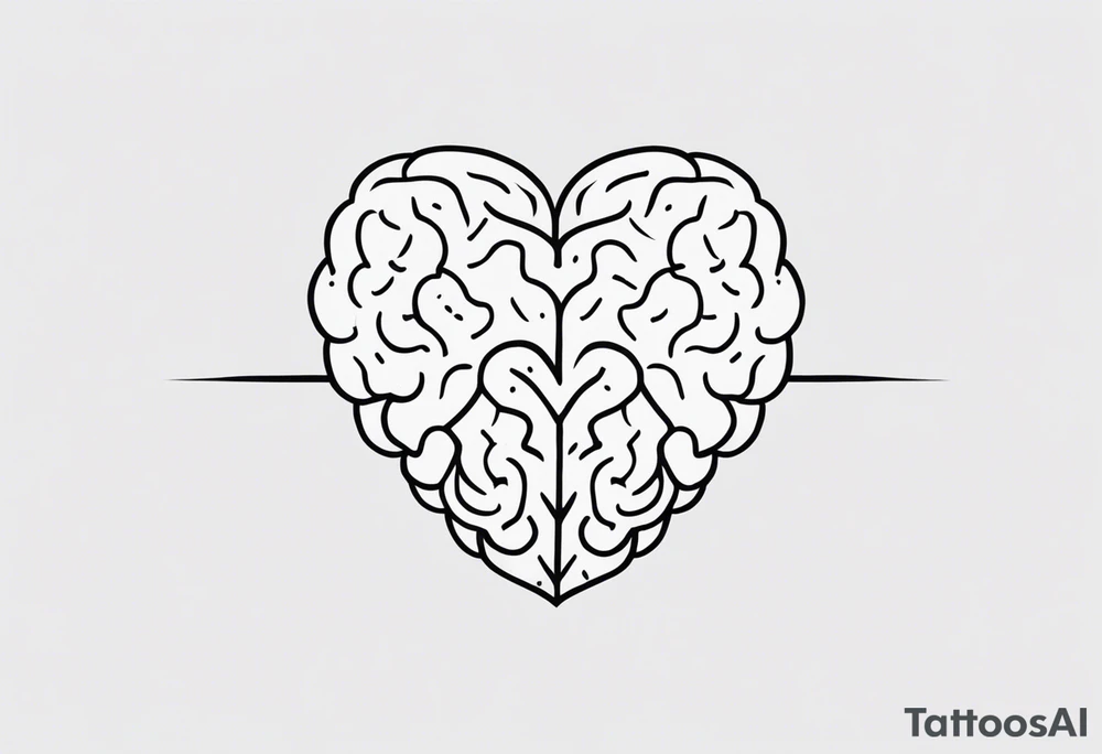 Brain, heart sign, love, heart break makes you strong, worth it, pain makes you stronger, strength, plane, travel, passion, growth tattoo idea