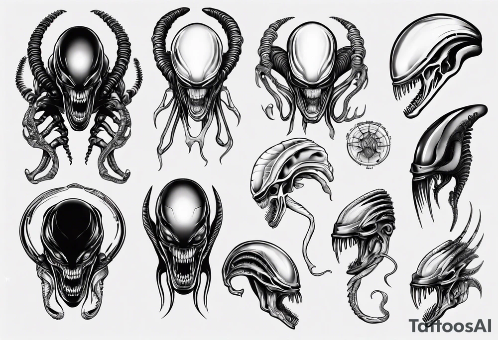 Xenomorph tattoo idea