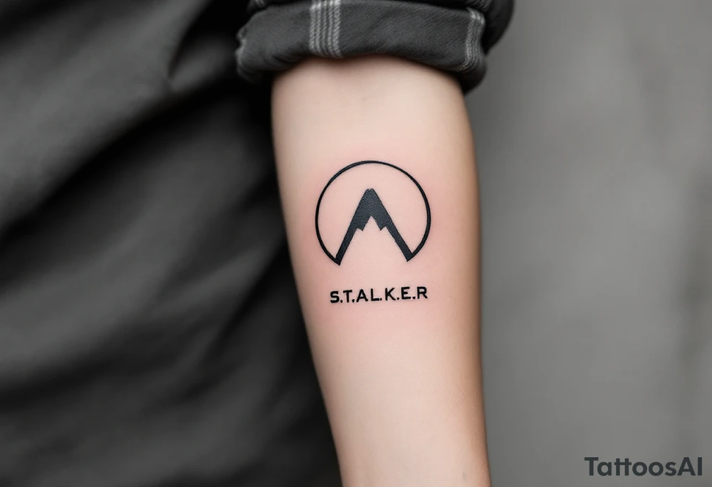 Logo from game S.T.A.L.K.E.R tattoo idea