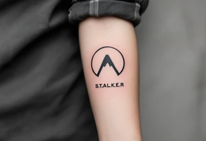 Logo from game S.T.A.L.K.E.R tattoo idea