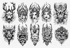 Eine Jägerin tattoo idea