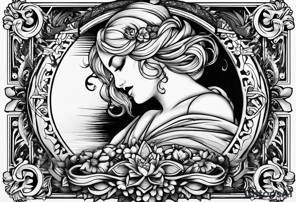 THE LETTERS "LDB" tattoo idea