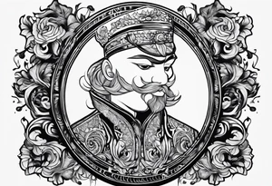 Someone at himself in the mirror tattoo idea